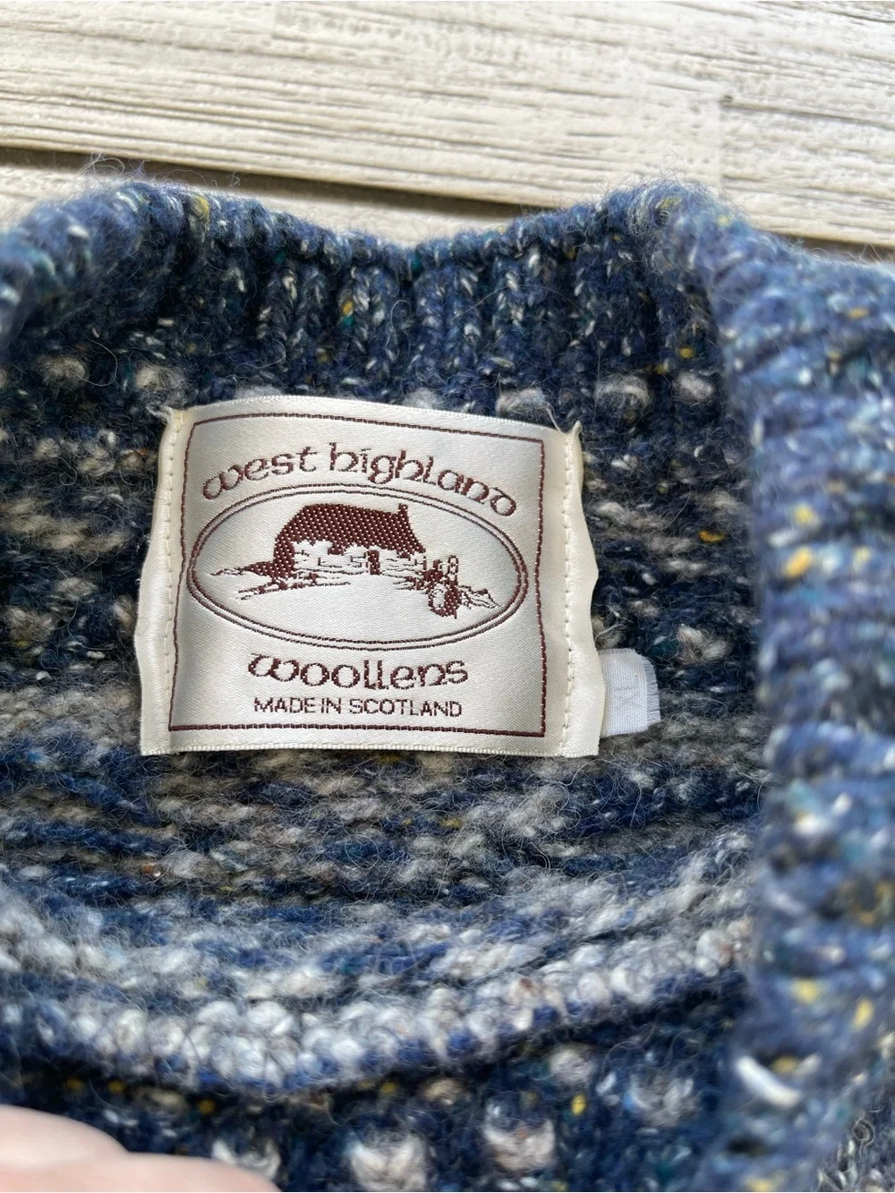 West Highland Woolens 1990’s Snowflake Nordic Knit Sweater Womens Size XL
